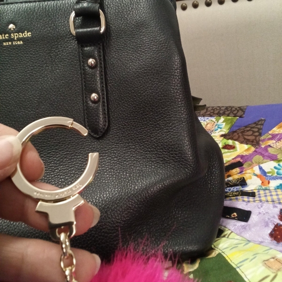 Kate Spade Pink Keychain Charm - Picture 3 of 3